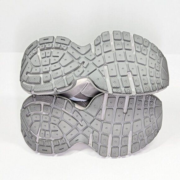 Balenciaga 3XL Distressed Suede & Mesh Sneakers Light Grey Size 37 MSRP $1,130 - Picture 14 of 15